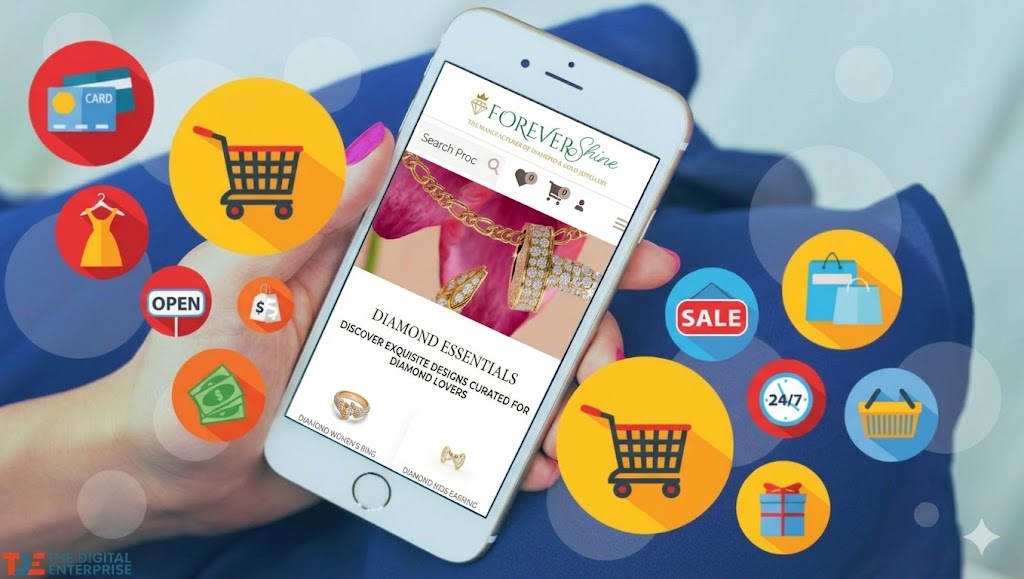 E-commerce mobile app - shopping app for iOS and Android